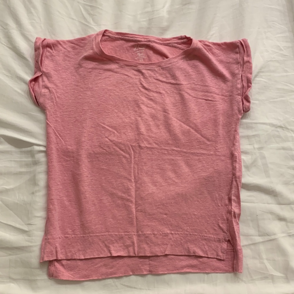 J Crew Linen Tee (XXS)